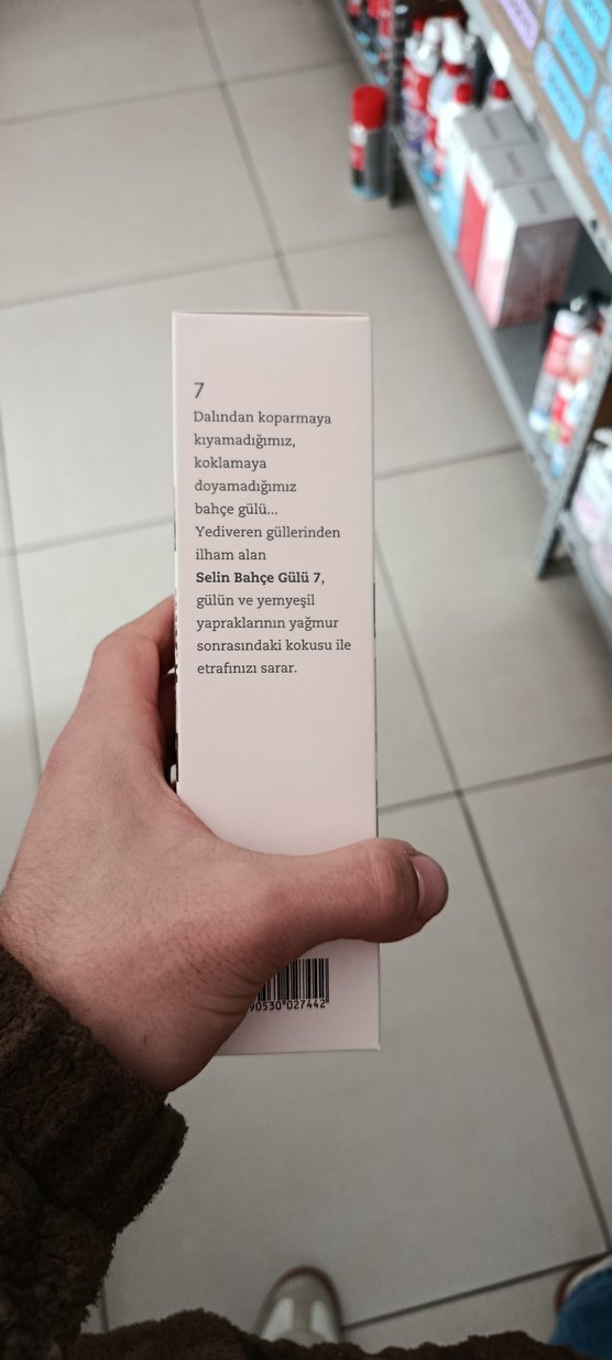 Selin Bahçe Gülü Kolonyası 80° Cam Şişe - Görsel 3