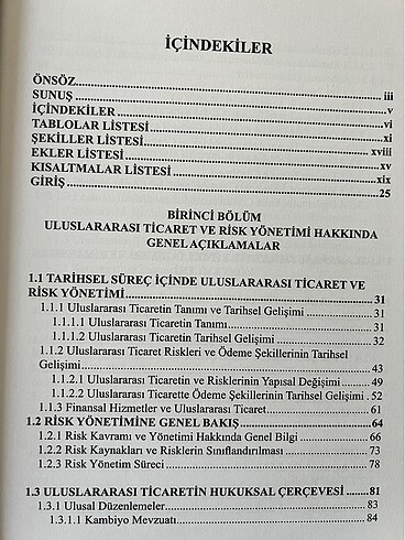  Beden Renk ULUSLARARASI TİCARETTE RİSK YÖNETİMİ