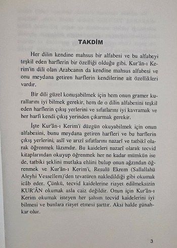 Beden Karabaş Tecvidi - Soru Cevaplı Dini Kitap