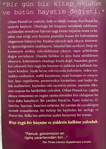 Orhan Pamuk - Yeni Hayat Romanı