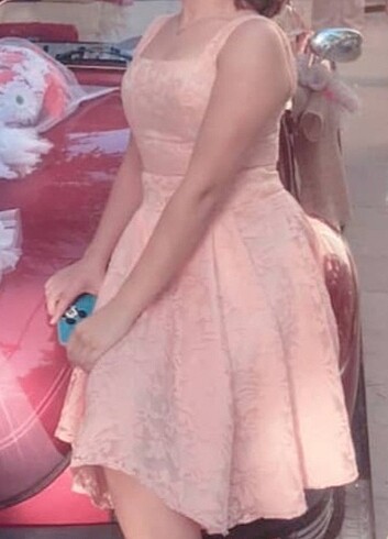 Koton Toz Pembe Elbise