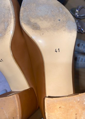 Bej Stiletto Topuklu Kadın Ayakkabı - Görsel 2