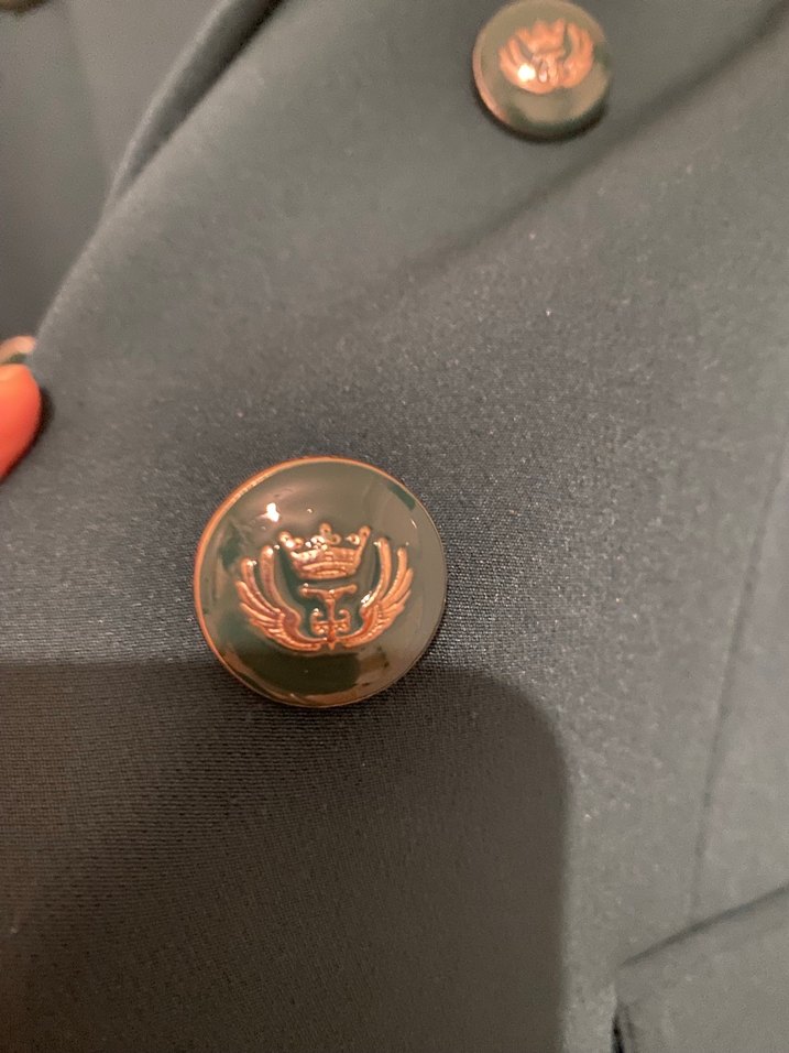 Kadın Yeşil Düğmeli Midi Blazer - Görsel 5