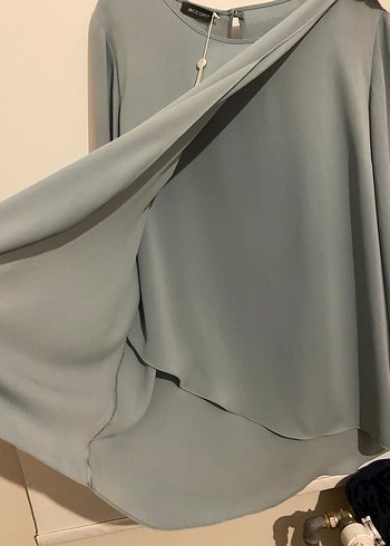 Uzun Kollu, Salaş Kesim, Midi Tunika - Görsel 3