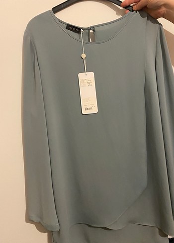 Uzun Kollu, Salaş Kesim, Midi Tunika - Görsel 2