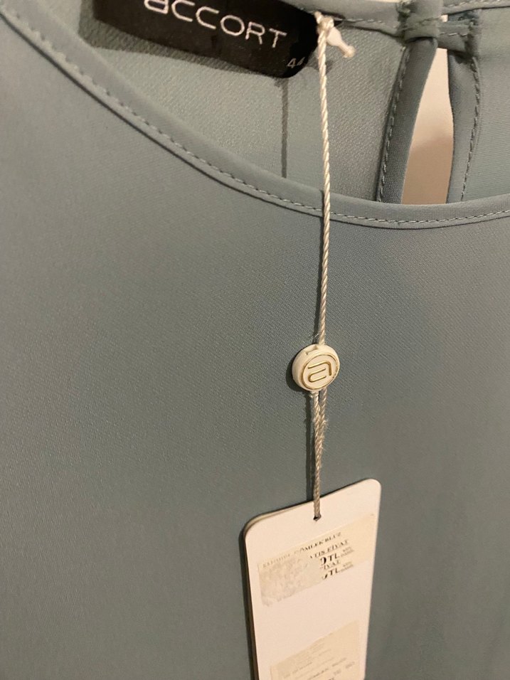 Uzun Kollu, Salaş Kesim, Midi Tunika - Görsel 4