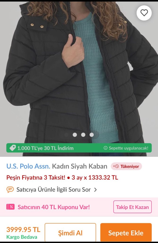 Siyah Kemerli Uzun Kadın Kışlık Mont - Görsel 4