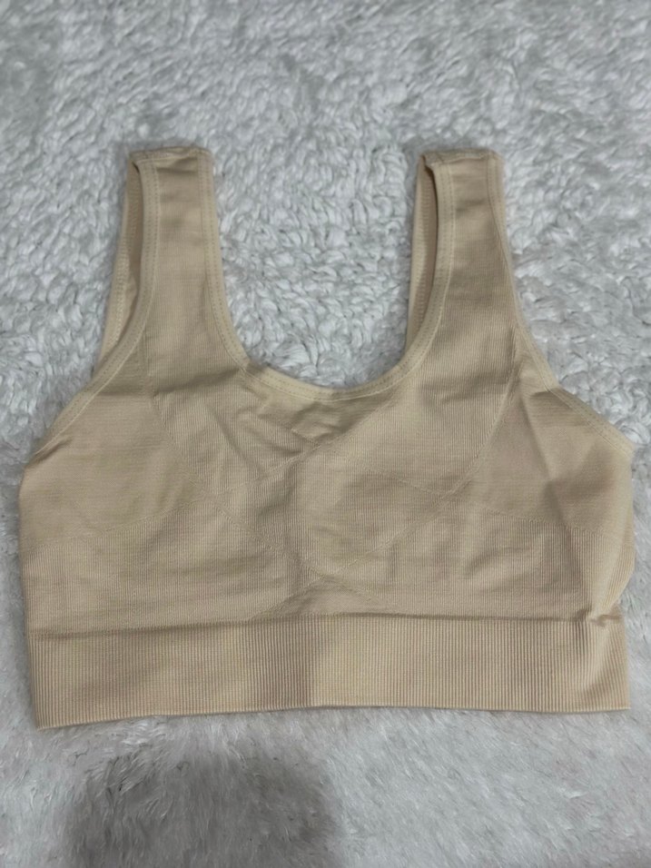 Bej Spor Tarz Midi Sütyen göğüs toparlayıcı - Görsel 5