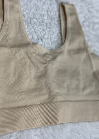 Bej Spor Tarz Midi Sütyen göğüs toparlayıcı - Görsel 6