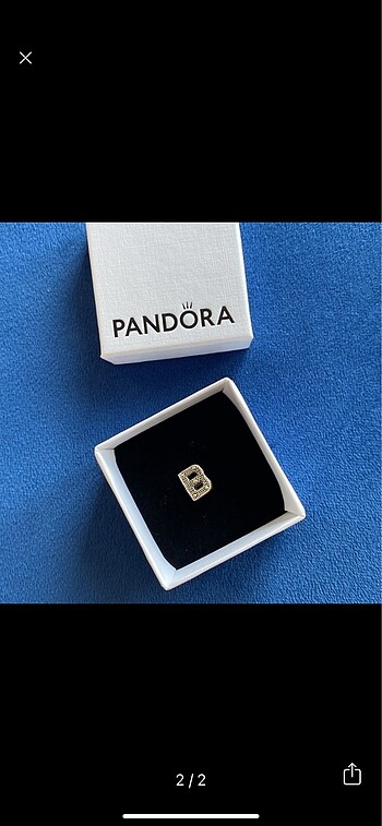 Pandora orijinal pandora harf charm