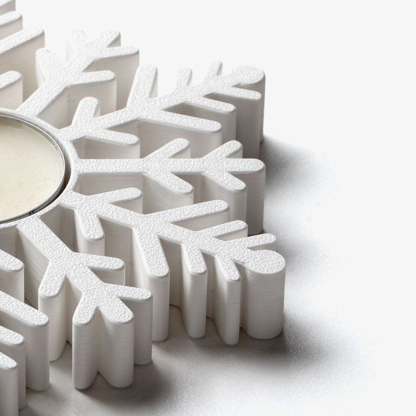 Renkli Kar Tanesi Mumluk Seti - Görsel 4