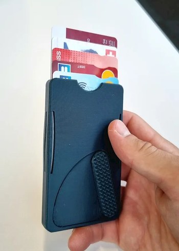 Modern Siyah Erkek Cüzdanı kartlik - Görsel 2