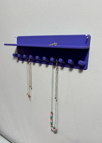 Mor Duvar Askılı Takı Düzenleyici - Görsel 2