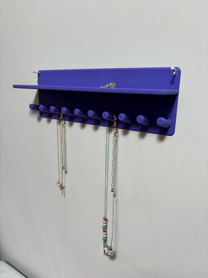 Mor Duvar Askılı Takı Düzenleyici - Görsel 2