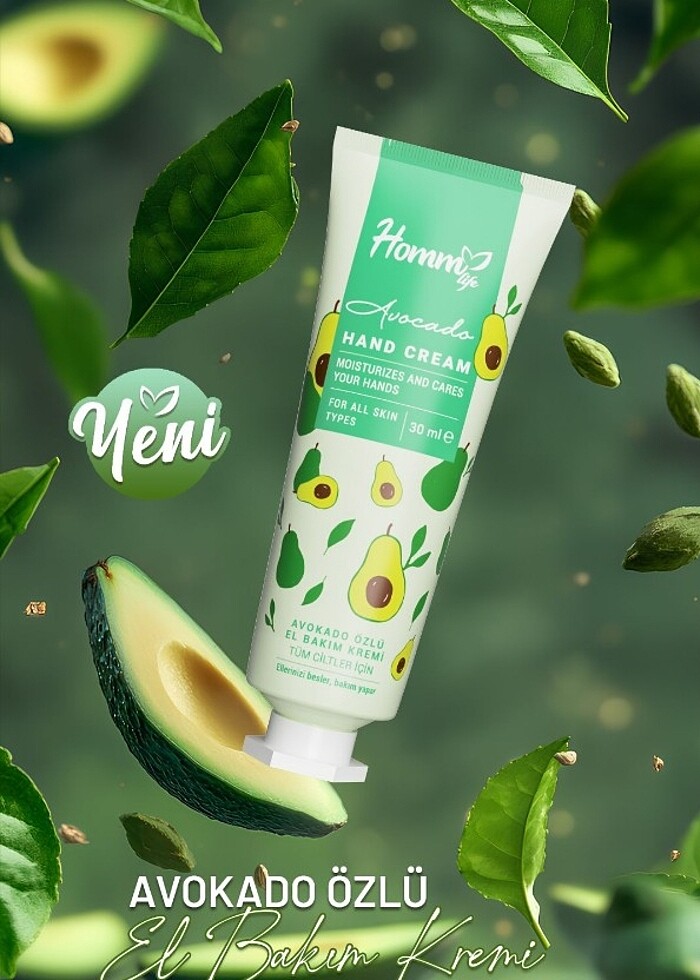 Homm Bitkisel avakado mango ve yaban mersinli el kremi - Görsel 3