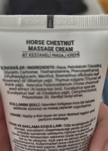 At Kestanesi Özlü Masaj Kremi 125 ml - Görsel 2