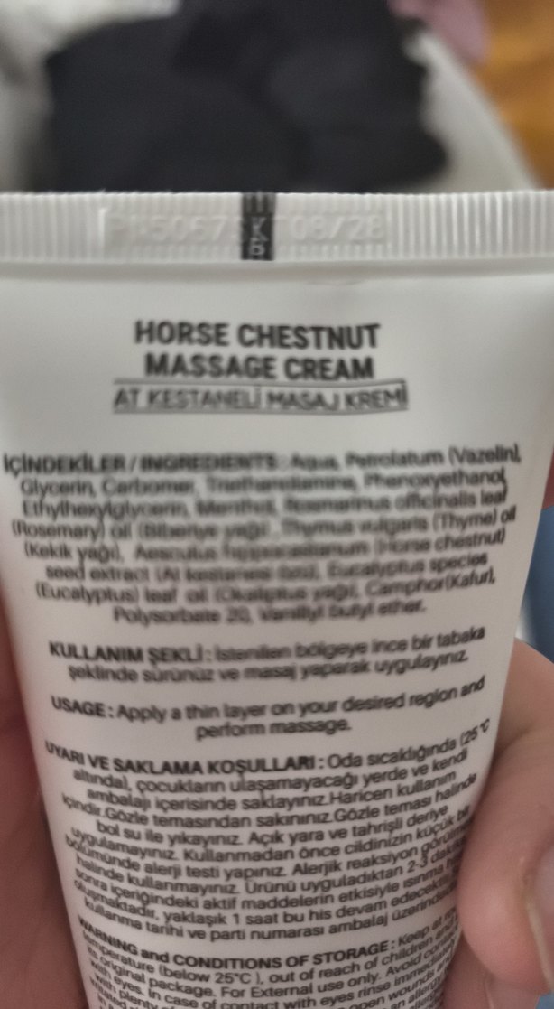 At Kestanesi Özlü Masaj Kremi 125 ml - Görsel 2