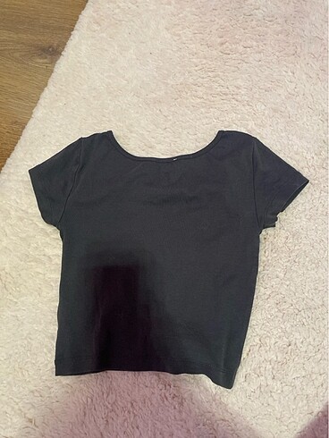 xs Beden Mavi crop