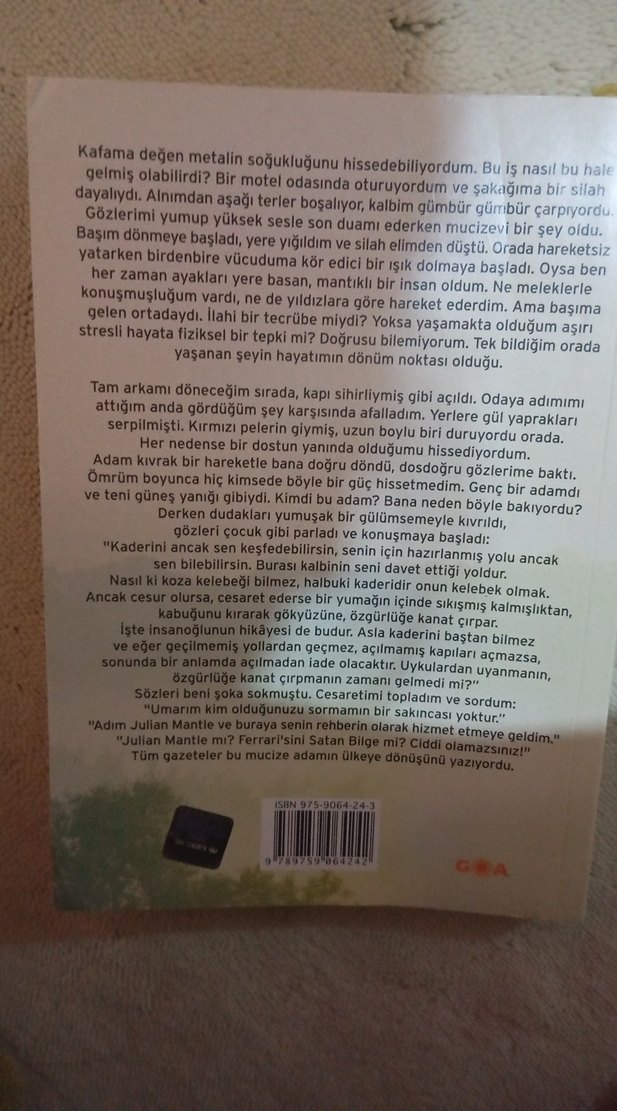 Koza Kelebeği Bilmez - Robin Sharma - Görsel 2