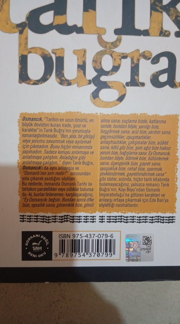 Tarık Buğra - Osmancık Romanı - Görsel 2