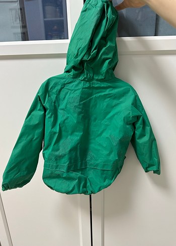 Erkek Çocuk Yeşil Fermuarlı Yağmurluk - Görsel 4