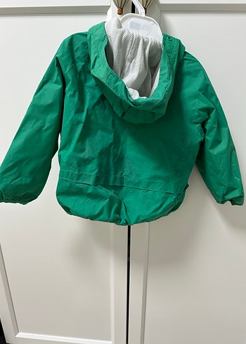 Erkek Çocuk Yeşil Fermuarlı Yağmurluk - Görsel 6