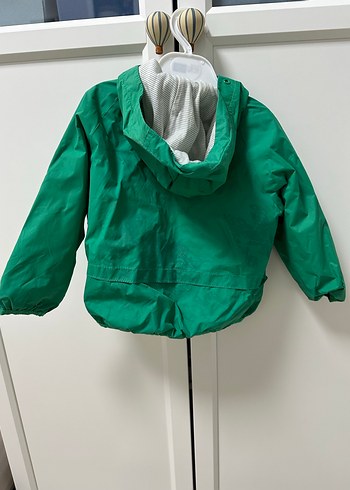 Erkek Çocuk Yeşil Fermuarlı Yağmurluk - Görsel 5