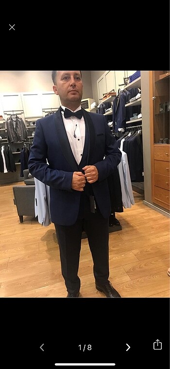 Lacivert M / 38 D'S Damat Ceket/Blazer