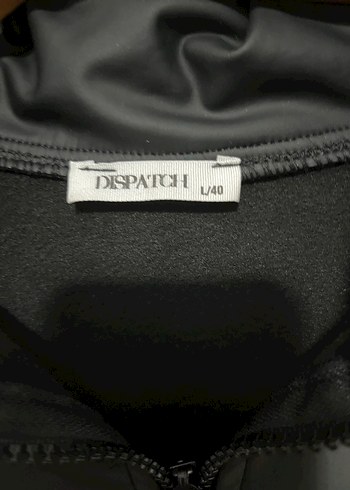 Siyah Deri Yüksek Yakalı Kadın Ceket - Görsel 2