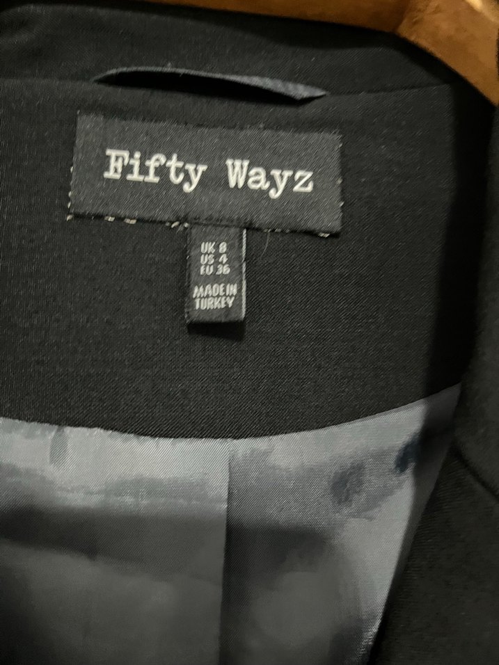 Siyah blazer ceket - Görsel 2