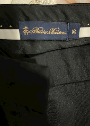 Kadın Siyah Midi Kumaş Pantolon - Görsel 2