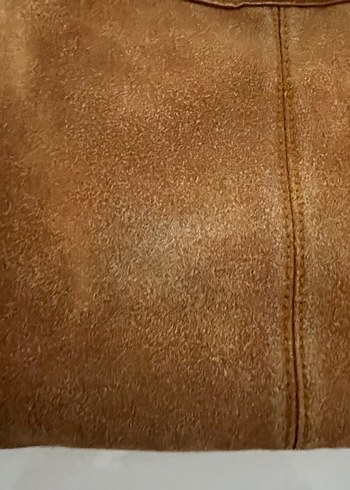 Bej Süet Kadın Omuz Çantası - Görsel 3