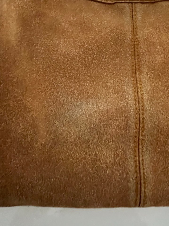 Bej Süet Kadın Omuz Çantası - Görsel 3