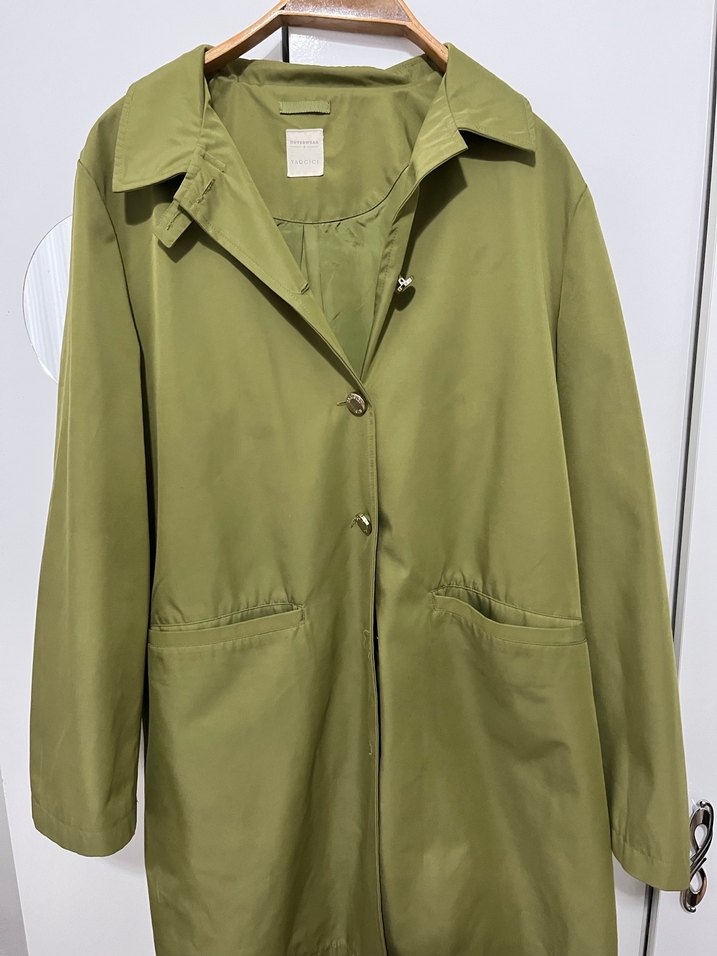 Yargıcı Haki Midi Yağmurluk - Görsel 2