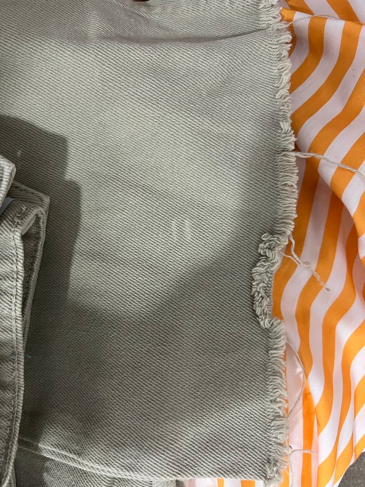 Bej Rahat Kesim Kadın Kot Pantolon - Görsel 5