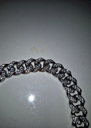 Gri Minimalist Erkek Kolye Zinciri Grilzz ve yüzük set - Görsel 3