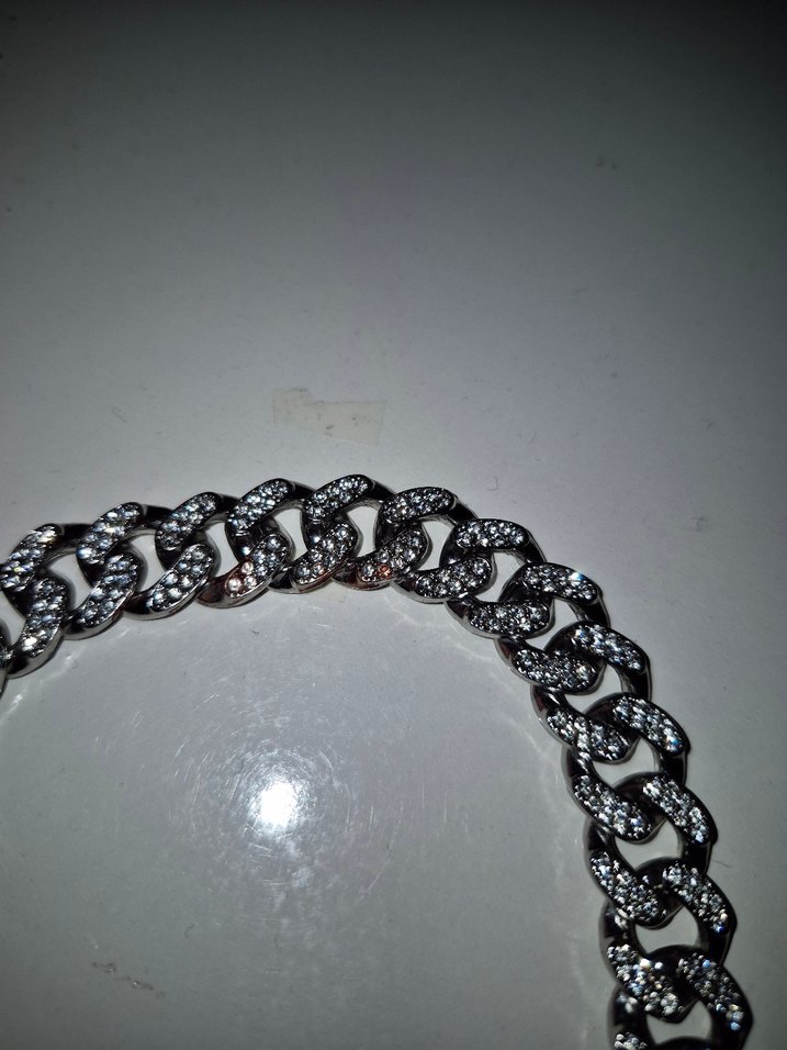 Gri Minimalist Erkek Kolye Zinciri Grilzz ve yüzük set - Görsel 3