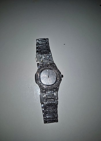 gümüş grillz saat replika 2.el - Görsel 2