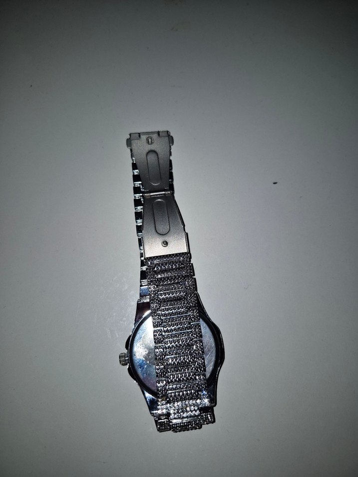 gümüş grillz saat replika 2.el - Görsel 4