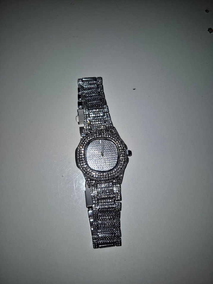 gümüş grillz saat replika 2.el - Görsel 2