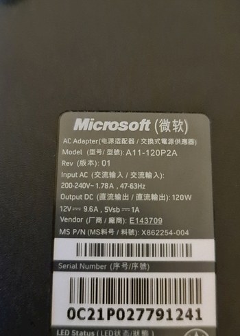 xbox 360 slim model adaptör - Görsel 5