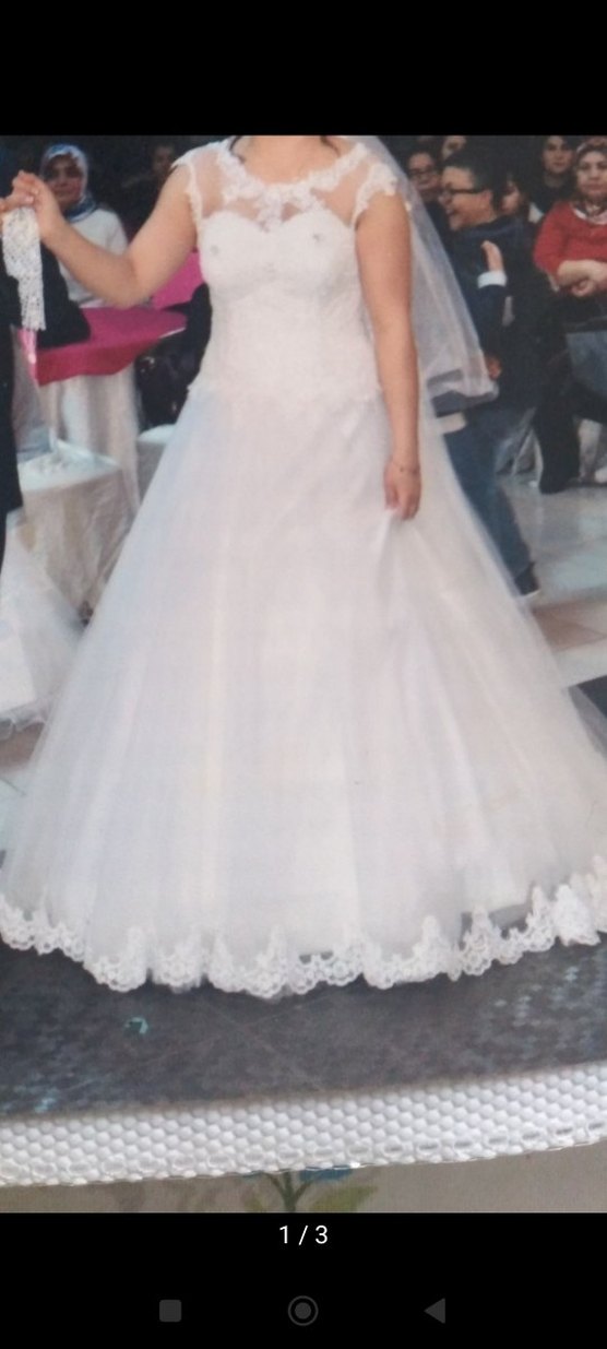 Gelinlik özel dikim  Fransız güpürlü. - Görsel 3