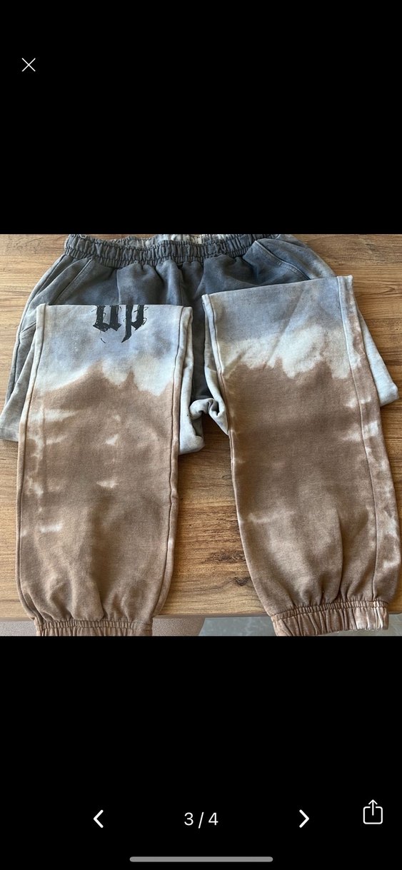 Gri Batik Desenli Loose Fit çocuk Eşofman - Görsel 3