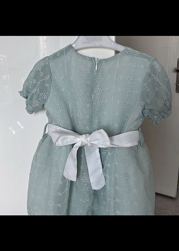 Kız Çocuk Pastel Dantelli Elbise - Görsel 5