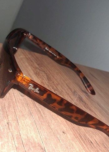 Orijinal şeffaf kahverengi minimalist kadın güneş gözlüğü - Görsel 2