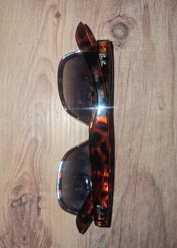 Orijinal şeffaf kahverengi minimalist kadın güneş gözlüğü - Görsel 4