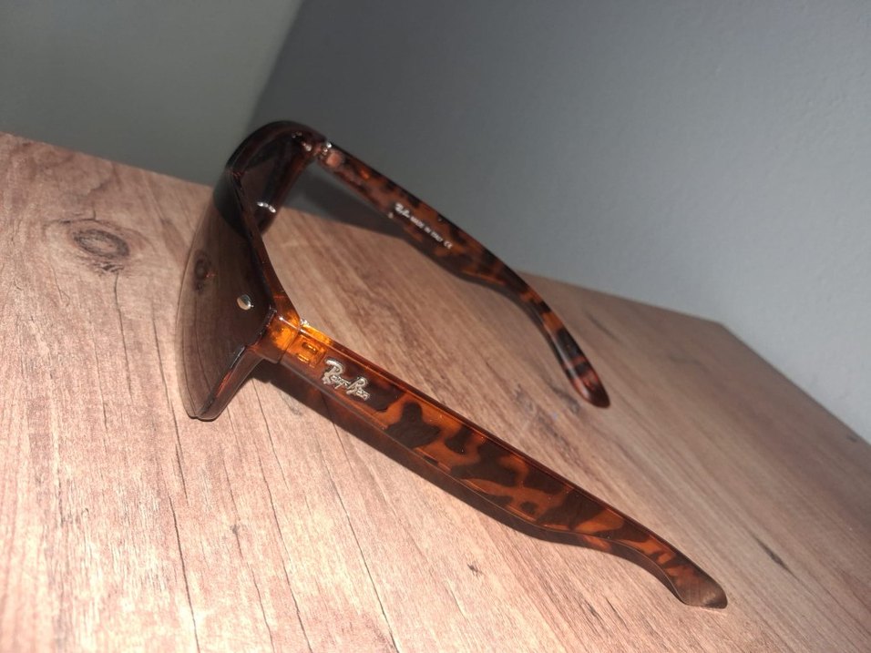 Orijinal şeffaf kahverengi minimalist kadın güneş gözlüğü - Görsel 2