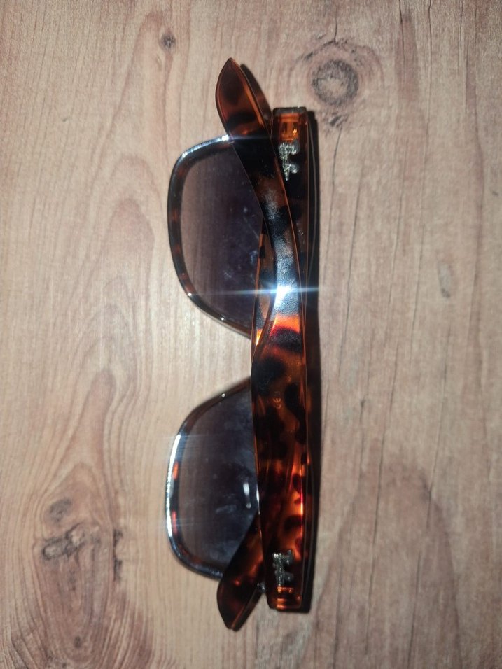 Orijinal şeffaf kahverengi minimalist kadın güneş gözlüğü - Görsel 4