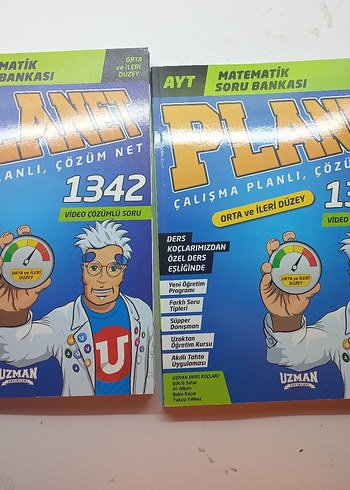 PLANET Ayt Matematik çalışma planlı cozumlu test kitabi