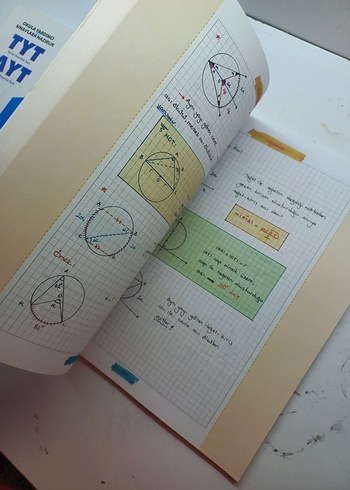  Beden Renk TYT Tarih ve Geometri Öğrenci Defterleri